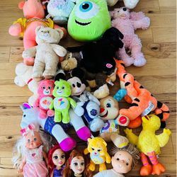 Stuff Animal Lot FAO Schwartz Disney More 