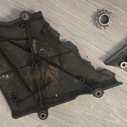 Miscellaneous 96 Kawasaki Ninja 500 Chain Covers and Gear