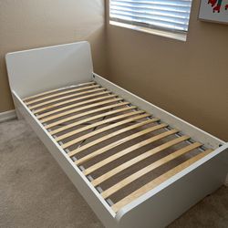 IKEA Twin Bed Frame White