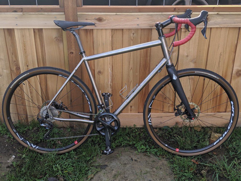 Advocate Cycles Lorax Titan 58cm titanium gravel bike