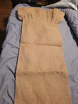 13 X 68 Burlap Rustic Table Runner