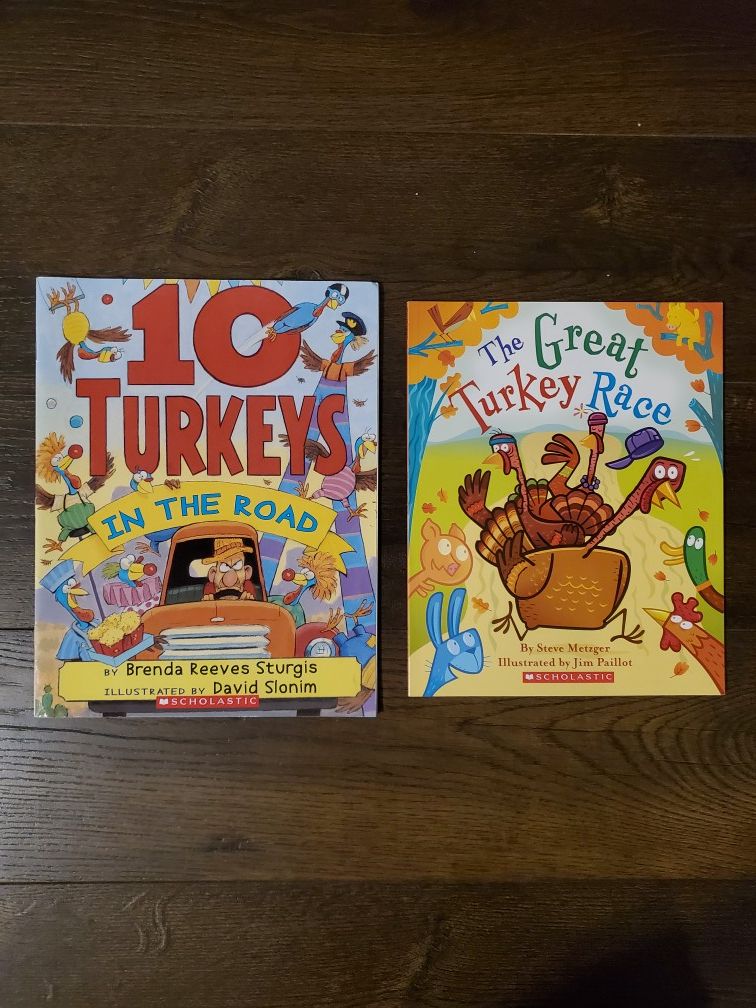 Kids Books- Like-New Thanksgiving Picture Books