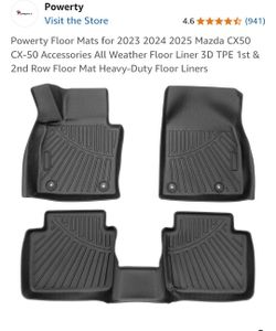 Floor Mats 2023-2025 Mazda CX50