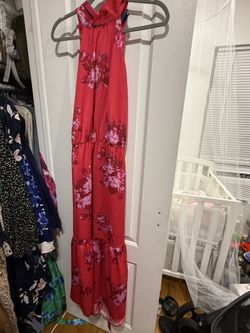 Scoop NYC Pink Floral Maxi Dress