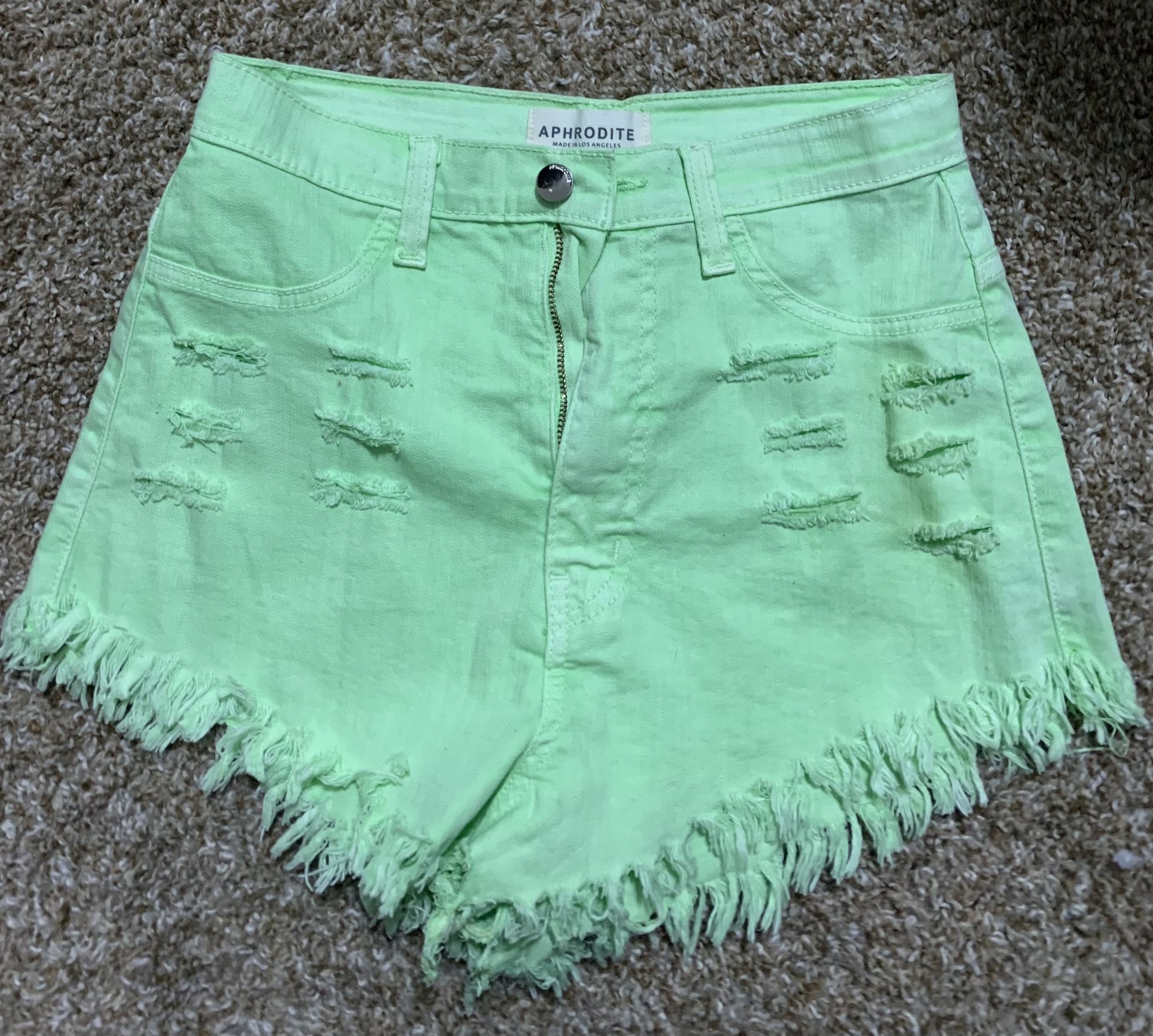 Gorgeous Mint Green Women Short Size M