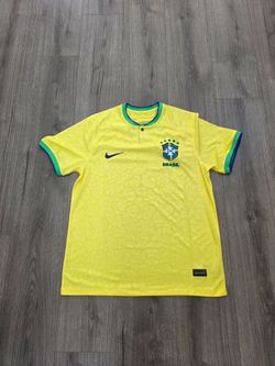 Nike Brasil Home Soccer Jersey Mens Size Medium