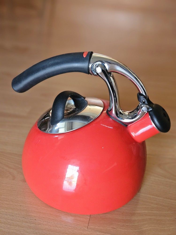 Red Stainless Kettle 
