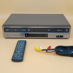 Go Video, VCR/DVD Player with Remote And Cable. Works Great. 