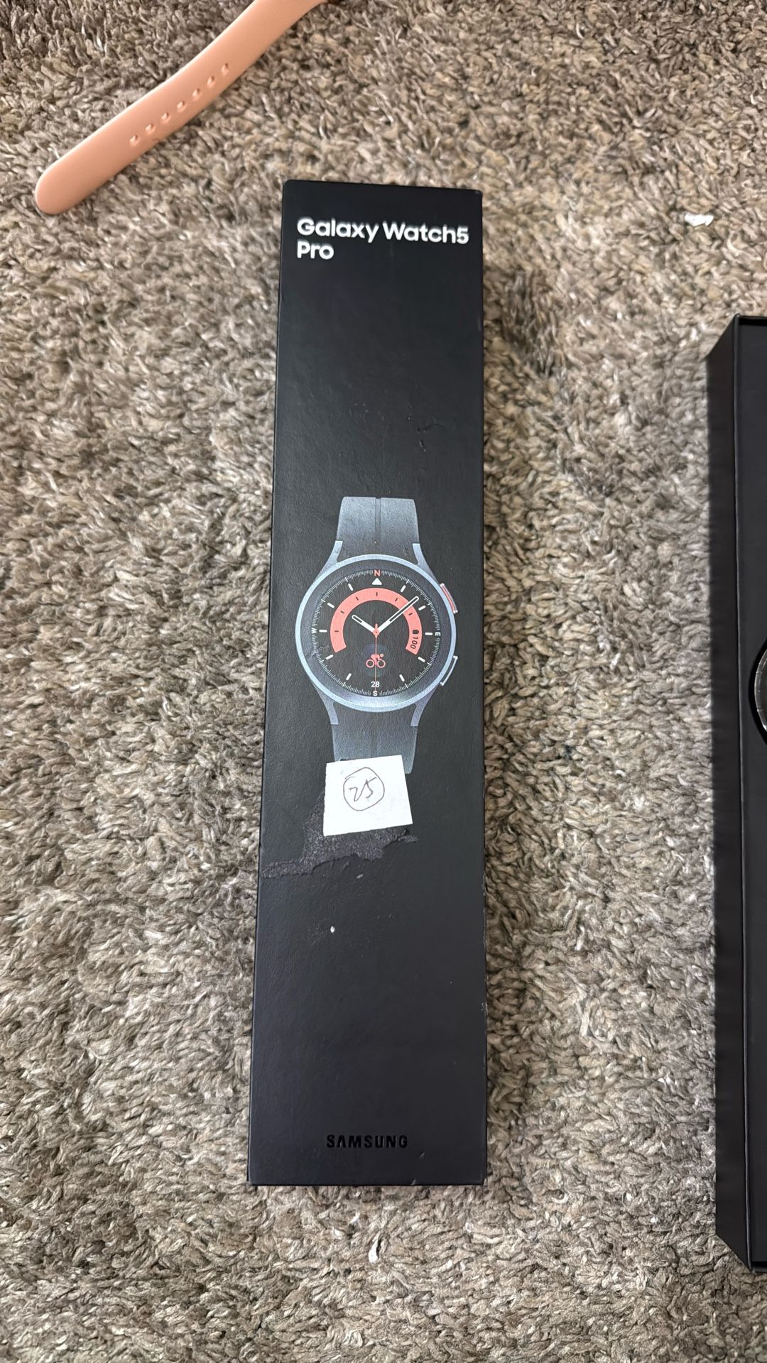 SAMSUNG Galaxy Watch Pro 5 45mm LTE Smartwatch w/ Body, Health, Fitness and Sleep Tracker, Improved Battery, Sapphire Crystal Glass, GPS Route Trackin