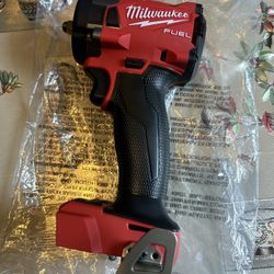 Milwaukee M18 FUEL GEN-3 18V Lithium-Ion Brushless Cordless 3/8 in. Compact Impact Wrench with Friction Ring (Tool-Only)
