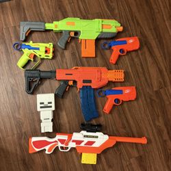 Nerf Gun Lot