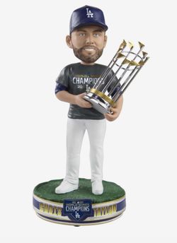 Chris Taylor Los Angeles Dodgers 2020 World Series Champions Moment Bobblehead