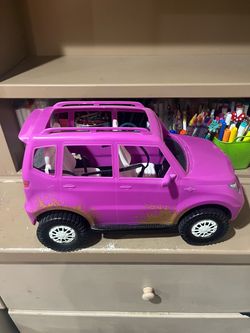 Barbie Pink SUV Toy Car