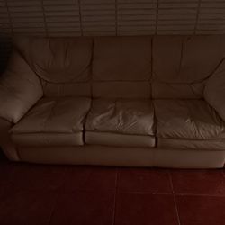 Beige Couch & Love Seat