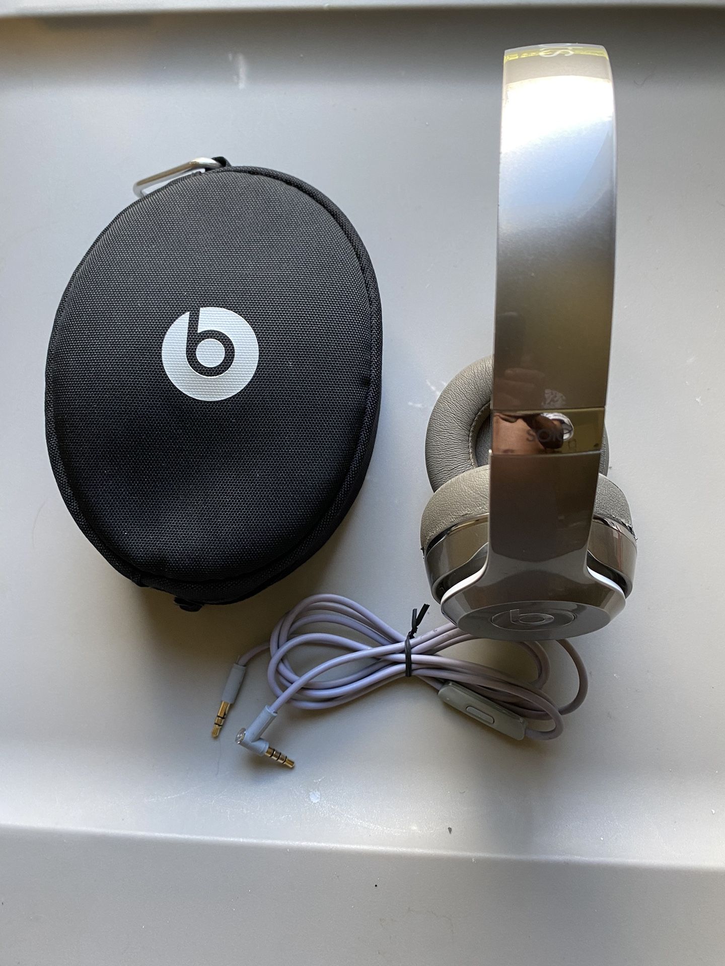 Beats Solo Wired Headphones (Silver)