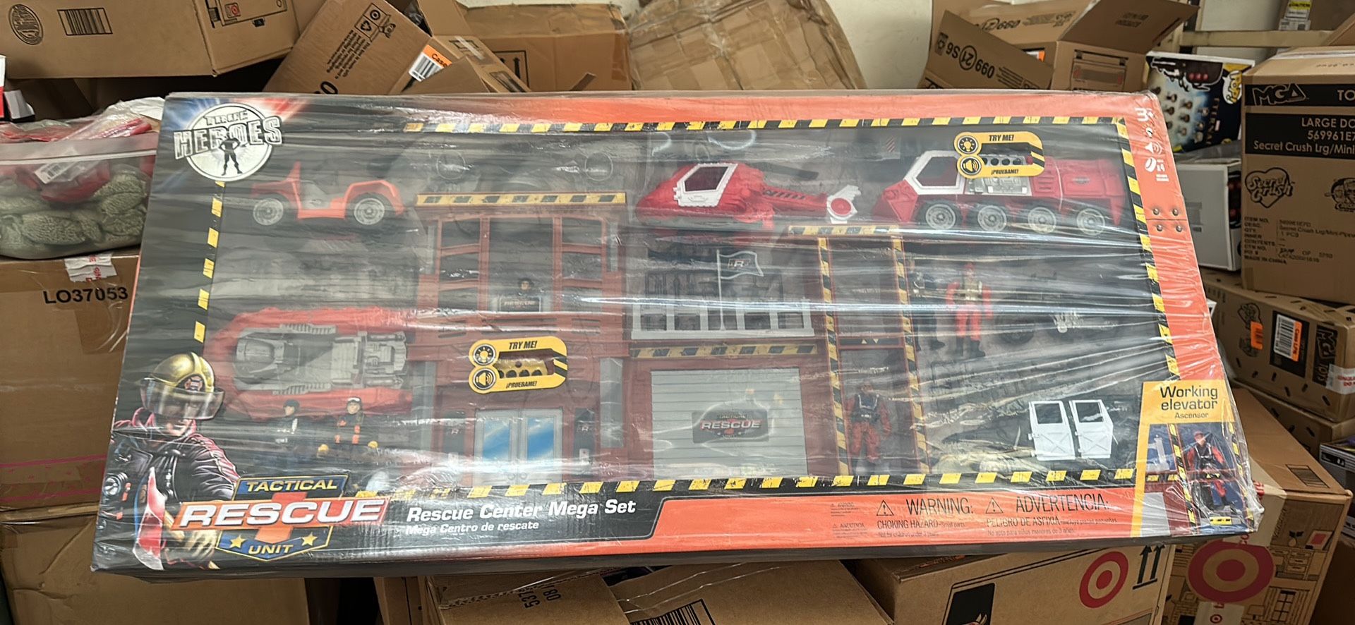 Pallet Of Tactical Rescue Unit Toy  Brand New 