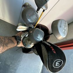 Golf Bag And Golf Clubs
