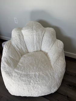 Faux fur chair