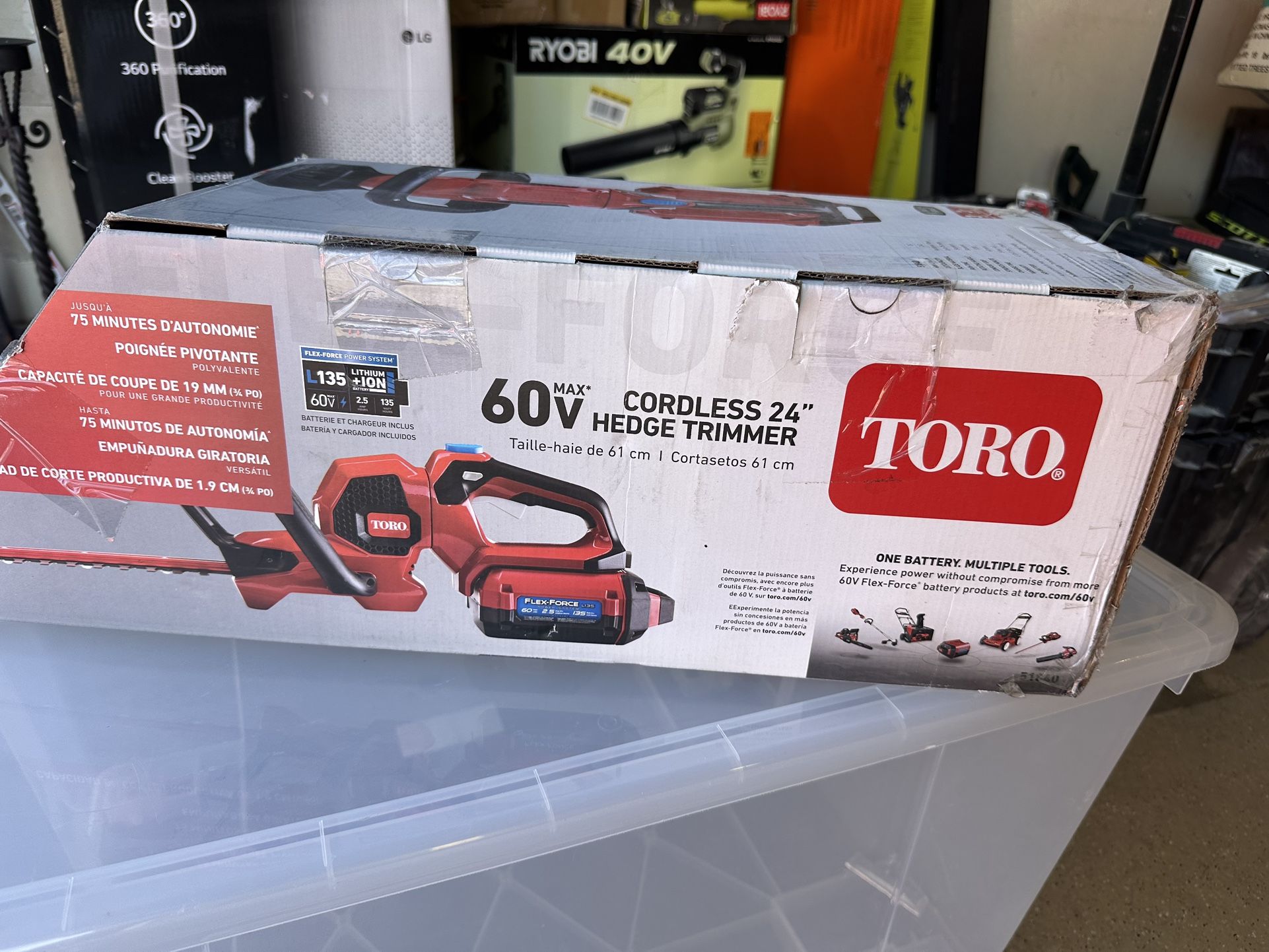 Toro 60v Hedge Trimmer
