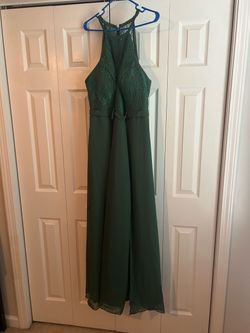 Azazie chiffon floor length dress size A22