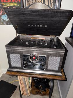 Victrola Record Player Turntable with Speakers