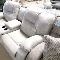 Stylish Double Reclining Couch 