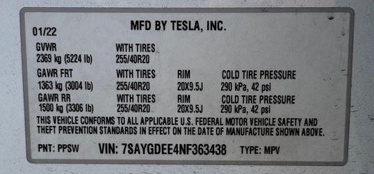 2022 Tesla Model Y