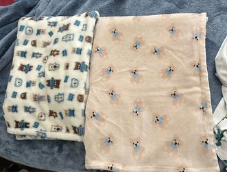 Boy bear blankets