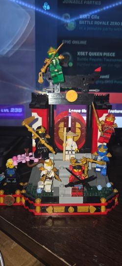 Lego ninjago ninja character display 15 anniversary