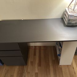 Gray Computer Desk