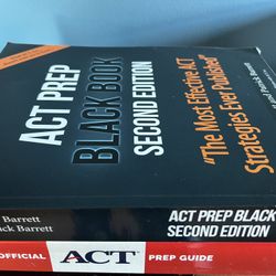 Two Like New ACT Prep Books:ACT Prep Black book, Official ACT Prep