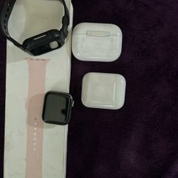 Apple Watch With AirPods