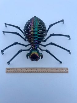 Crazy Bonez Iridescent Spider Skeleton