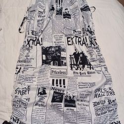 Newsprint Skirt