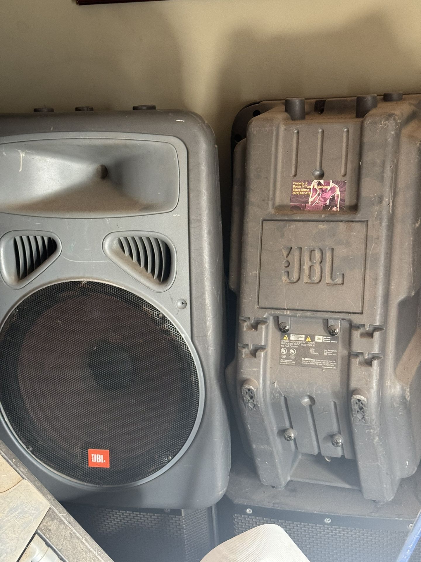 JBL Powered 15" Speakers