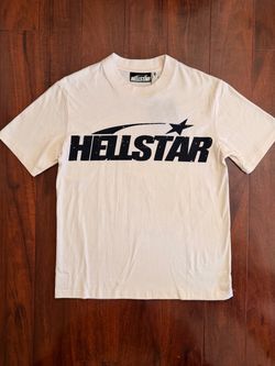 Hellstar Logo Short Sleeve Tee - Off-White / Black