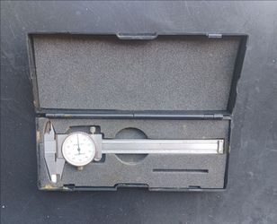 Machinists Accusize Industrial Tools 4-inch precision dial caliper lot7
