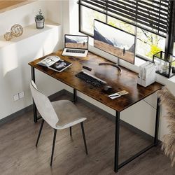47 Inch Brown Computer Desk
