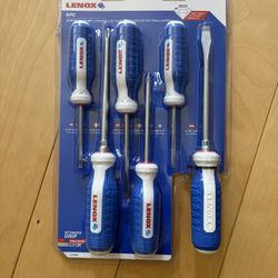 Lenox 6 Piece Screwdriver Set (NEW)