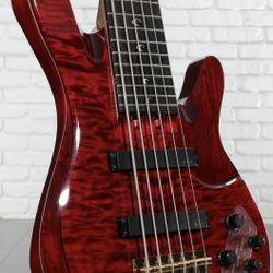 Yamaha John Patitucci TRB Signature Bass Guitar - Transparent Dark Red