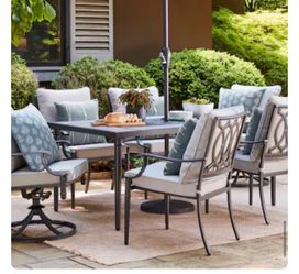 Outdoor dining table