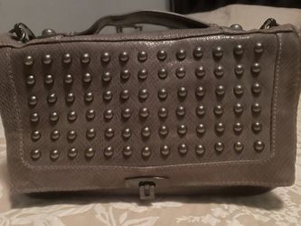 Hype Snakeskin Real Leather Handbag/Clutch