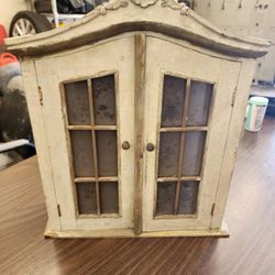 Curio Antique Wall Cabinet