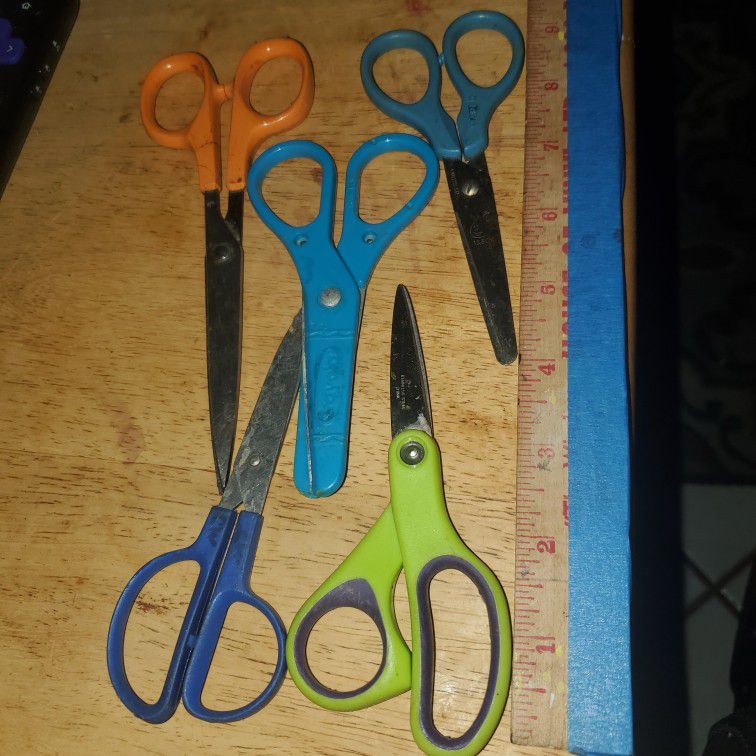 Scissors small size set of 5