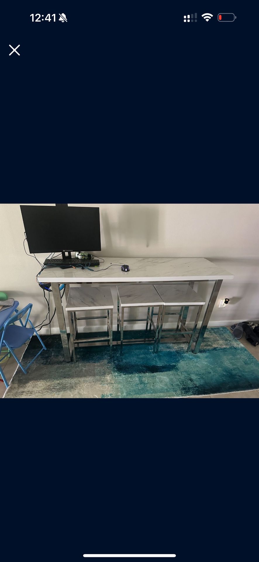 Entry Way Table Outlet And Stools