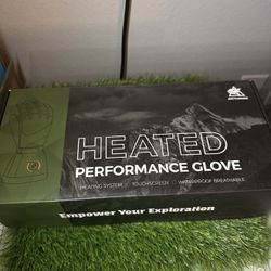 Ankylosaur Heated System Performance Gloves Unisex Waterproof Breathable BIk Med