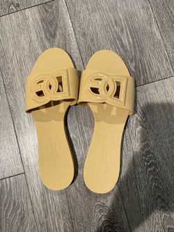 Dolce & Gabbana DG Logo Slide Sandals