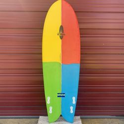 New FOIL “Calypso” Quad Retro Fish Surfboard 5’4” to 6’0”