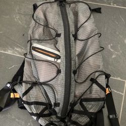 Lululemon Run All Day Backpack In The Color Grey One Size  