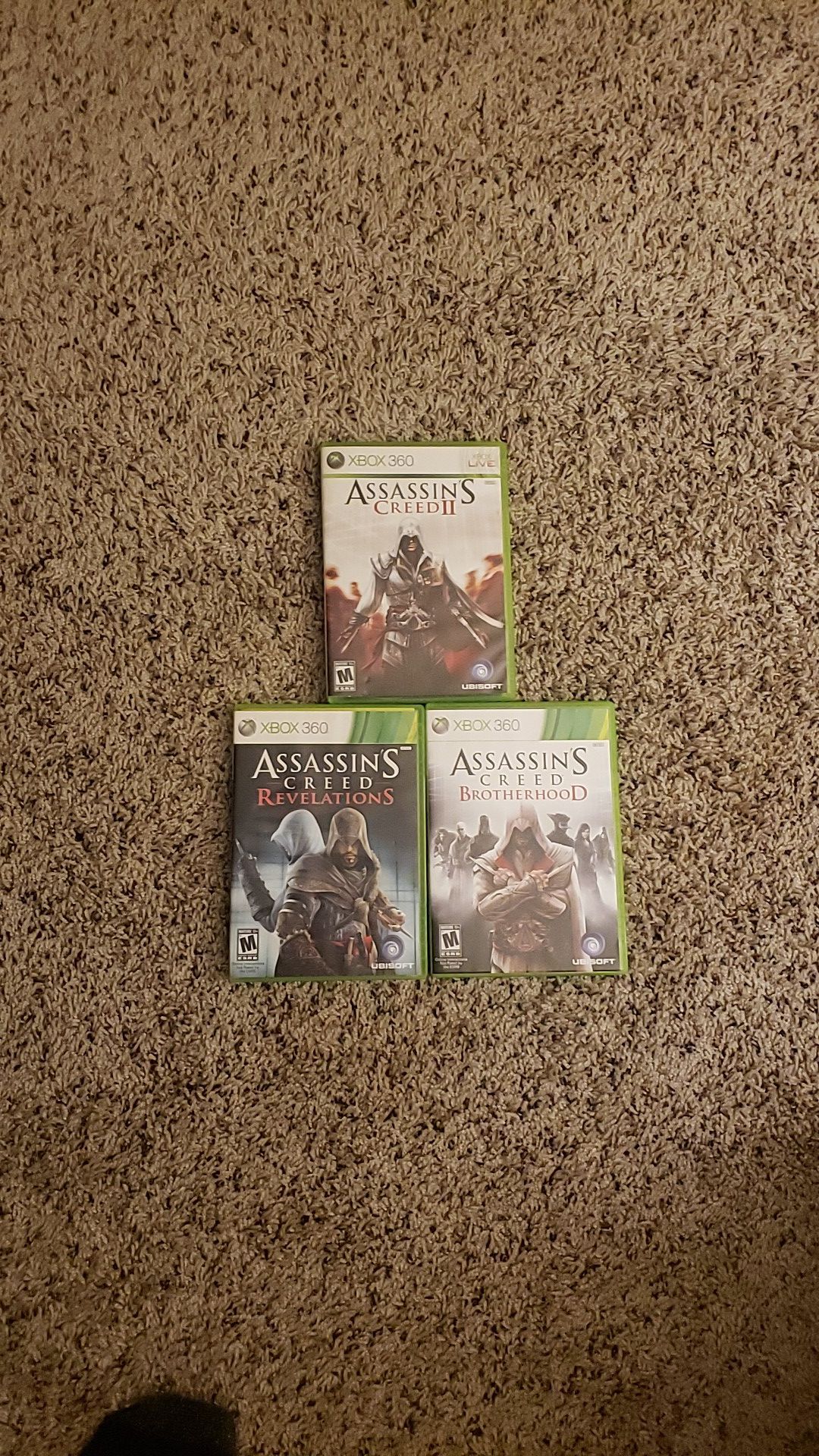 3 Assassins creed games for Xbox 360